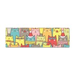 Cute Xmas Cats Sticker (Bumper)