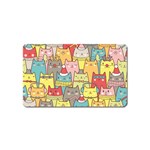 Cute Xmas Cats Magnet (Name Card)