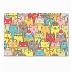 Cute Xmas Cats Postcard 4  x 6 