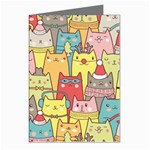 Cute Xmas Cats Greeting Cards (Pkg of 8)