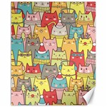 Cute Xmas Cats Canvas 16  x 20 