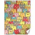 Cute Xmas Cats Canvas 18  x 24 