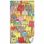 Cute Xmas Cats Canvas 40  x 72 