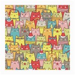 Cute Xmas Cats Medium Glasses Cloth