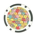 Cute Xmas Cats Poker Chip Card Guard