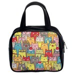 Cute Xmas Cats Classic Handbag (Two Sides)