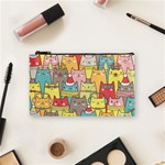 Cute Xmas Cats Cosmetic Bag (Small)