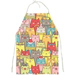 Cute Xmas Cats Full Print Apron