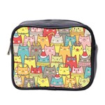 Cute Xmas Cats Mini Toiletries Bag (Two Sides)