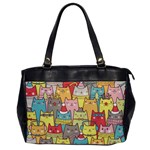 Cute Xmas Cats Oversize Office Handbag