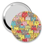 Cute Xmas Cats 3  Handbag Mirror