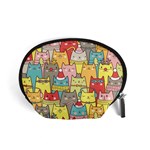 Cute Xmas Cats Accessory Pouch (Small)