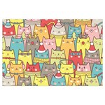 Cute Xmas Cats Samsung Galaxy Note 4 Case (Black)