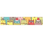 Cute Xmas Cats Large Flano Scarf 