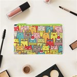 Cute Xmas Cats Cosmetic Bag (XS)