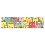 Cute Xmas Cats Satin Scarf (Oblong)