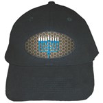 black happy Hanukkah Black Cap