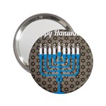 black happy Hanukkah 2.25  Handbag Mirror