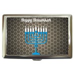 black happy Hanukkah Cigarette Money Case