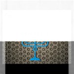 black happy Hanukkah Jigsaw Puzzle (Rectangular)