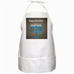 black happy Hanukkah BBQ Apron