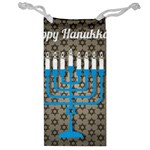 black happy Hanukkah Jewelry Bag