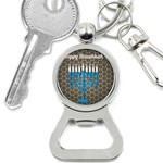 black happy Hanukkah Bottle Opener Key Chain