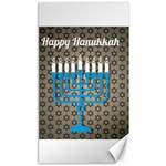 black happy Hanukkah Canvas 40  x 72 