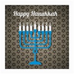 black happy Hanukkah Medium Glasses Cloth