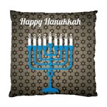 black happy Hanukkah Standard Cushion Case (One Side)