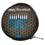 black happy Hanukkah Mini Makeup Bag