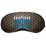 black happy Hanukkah Sleeping Mask