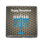 black happy Hanukkah Memory Card Reader (Square 5 Slot)