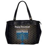 black happy Hanukkah Oversize Office Handbag