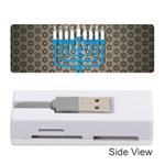 black happy Hanukkah Memory Card Reader (Stick)