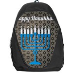 black happy Hanukkah Backpack Bag