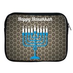 black happy Hanukkah Apple iPad Zipper Case