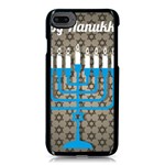 black happy Hanukkah Apple iPhone 8 Seamless Case (Black)