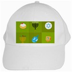 colorblock green hanukkah White Cap