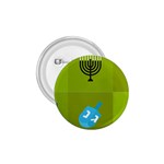 colorblock green hanukkah 1.75  Button