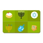 colorblock green hanukkah Magnet (Rectangular)