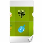 colorblock green hanukkah Canvas 40  x 72 