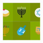 colorblock green hanukkah Medium Glasses Cloth