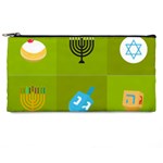 colorblock green hanukkah Pencil Case