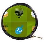 colorblock green hanukkah Mini Makeup Bag