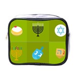 colorblock green hanukkah Mini Toiletries Bag (One Side)