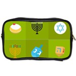 colorblock green hanukkah Toiletries Bag (Two Sides)