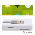 colorblock green hanukkah Memory Card Reader (Stick)