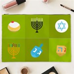 colorblock green hanukkah Cosmetic Bag (XXL)