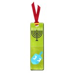 colorblock green hanukkah Small Book Mark